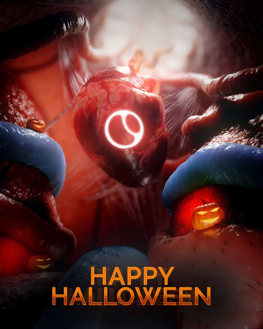 3D model of pumpkins designed by Random42