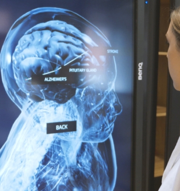 Interactive screen designed by Random42