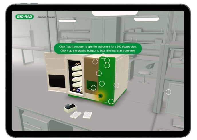 Interactive 360 Device Viewer designed by Random42