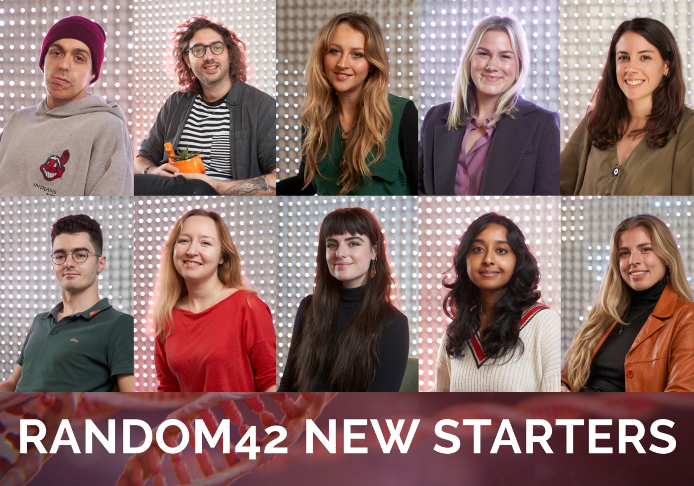 Team headshot collage