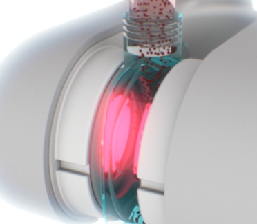 Blood volume monitoring scientific animation