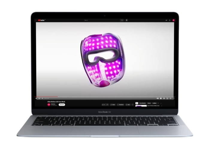 led light mask animation
