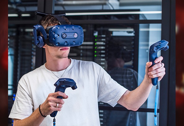 Virtual reality experience designed by Random42