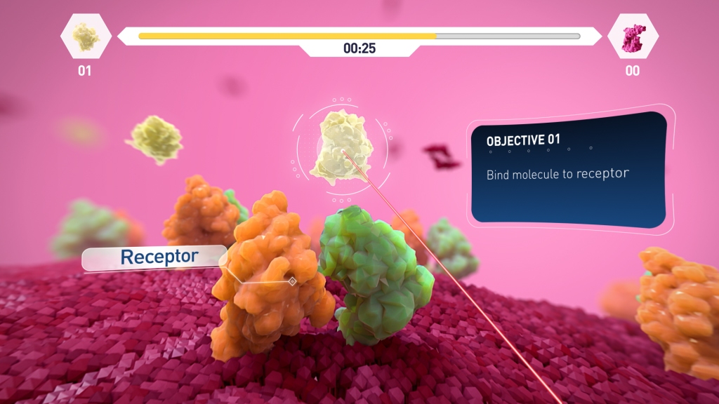 Ligand Binding VR App designed by Random42