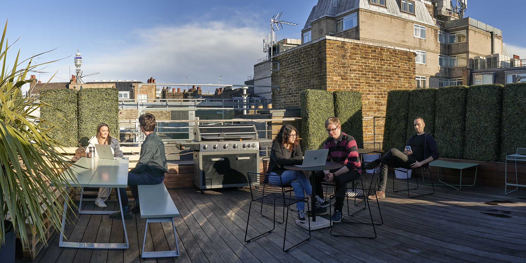 Random42 Marylebone office terrace garden