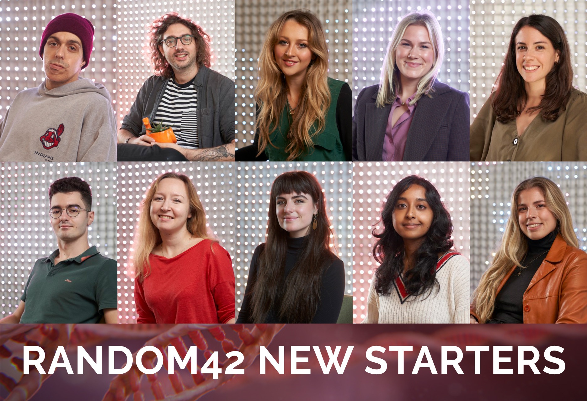 Team headshot collage