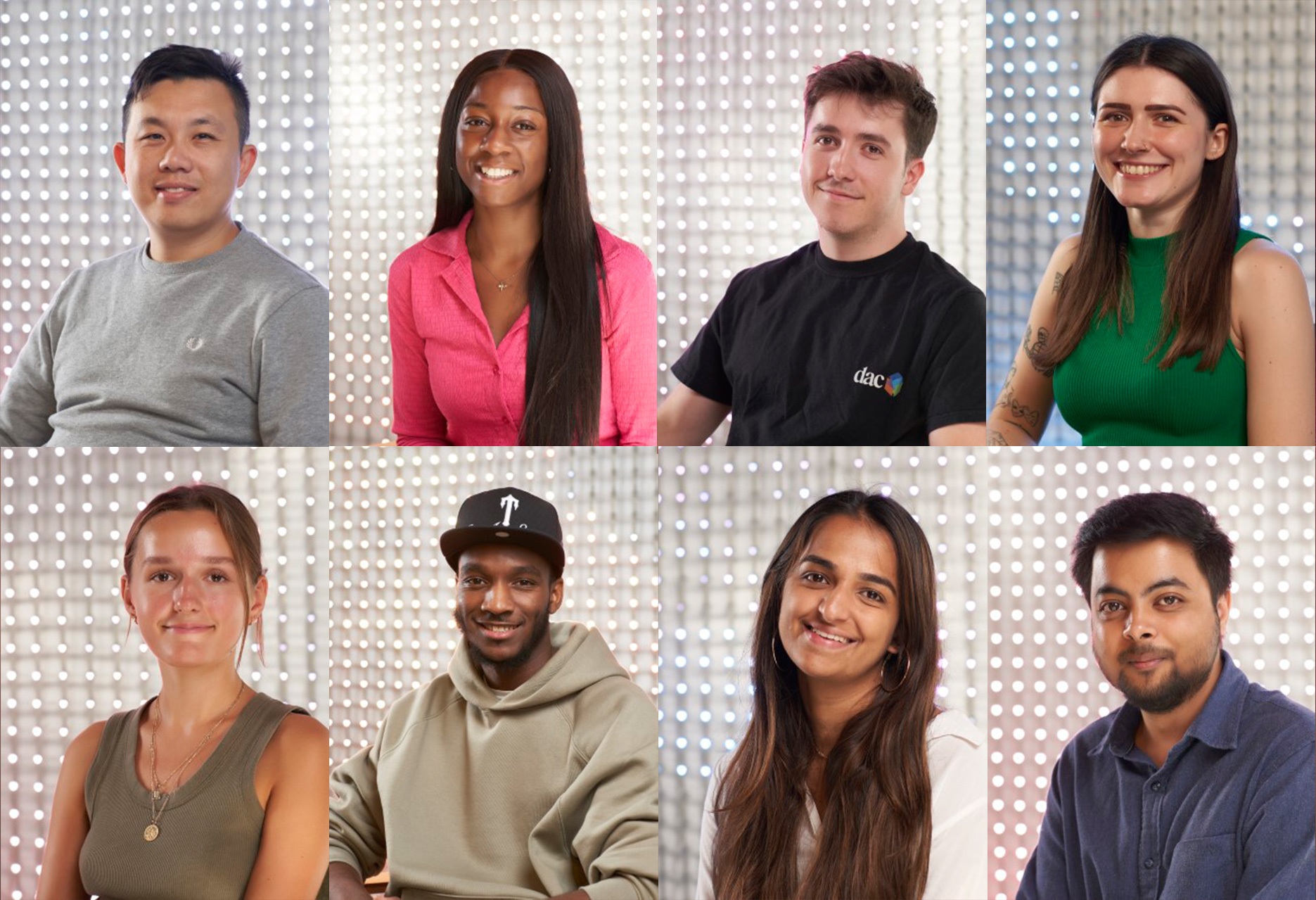 Team headshot collage