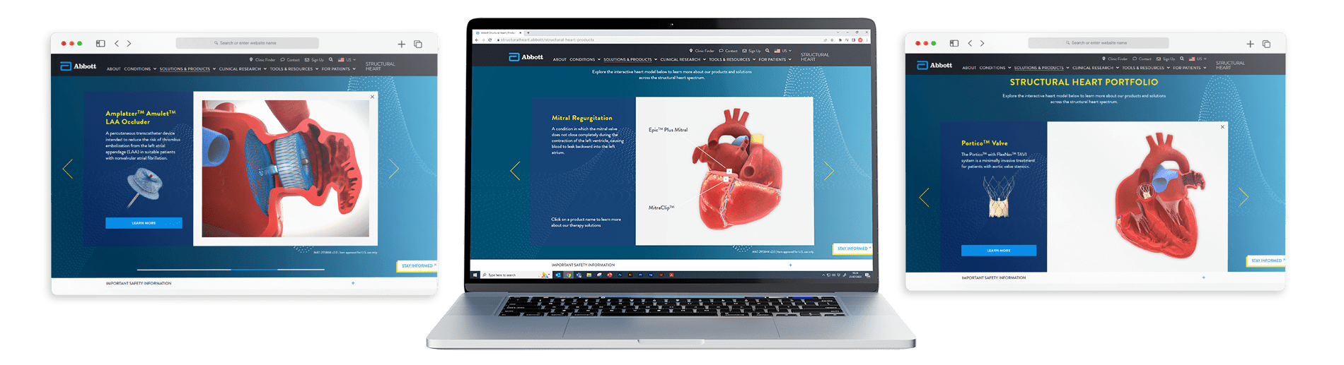 Interactive Cardiovascular Portfolio designed by Random42