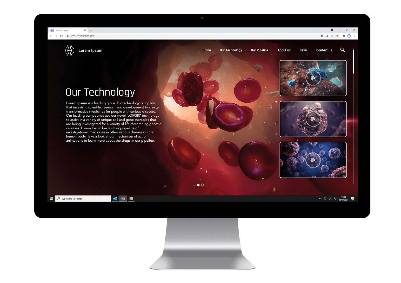 Pharmaceutical drug mechanism of action animations