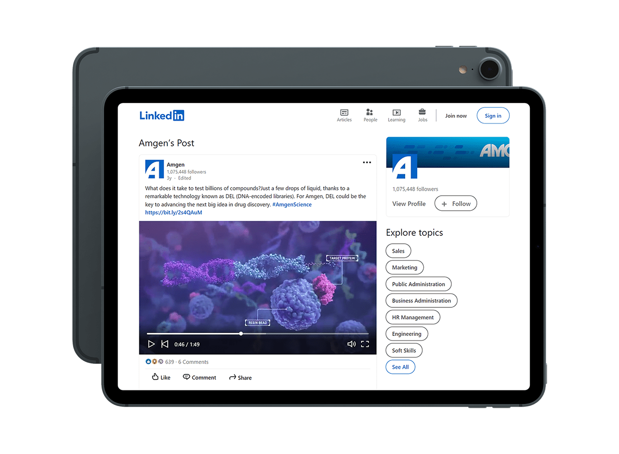 drug discovery platform medical animation
