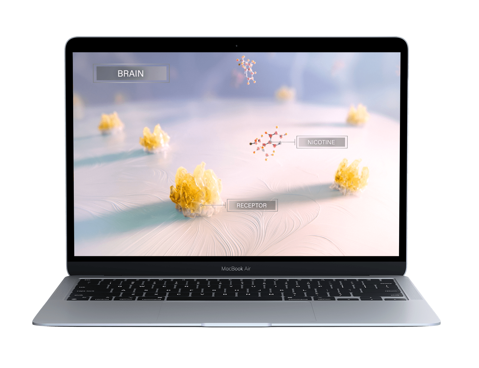 nicotine addiction medical animation