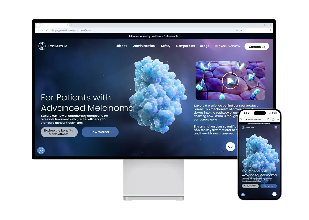 hcp patient education biotech animation