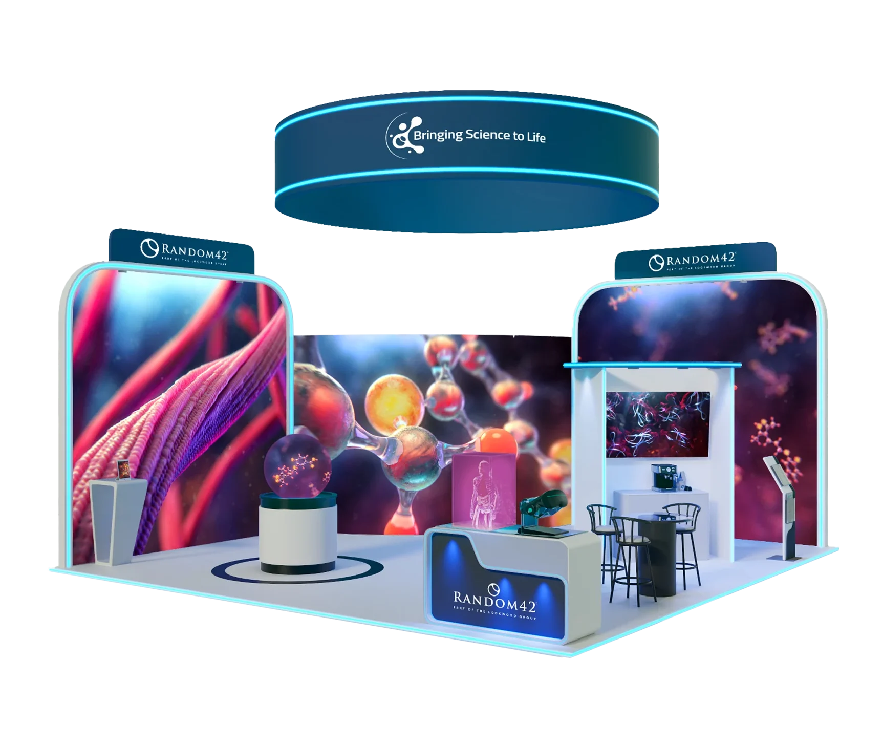 Random42 digital content for pharma conferences