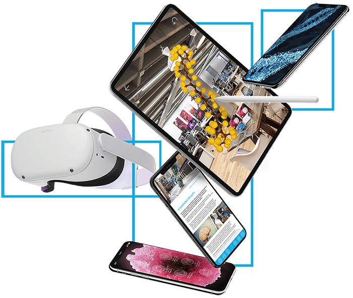 Cascading 3D model devices designed by Random42