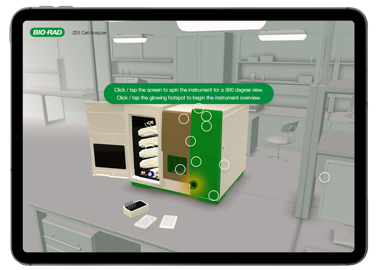Interactive 360 Device Viewer designed by Random42
