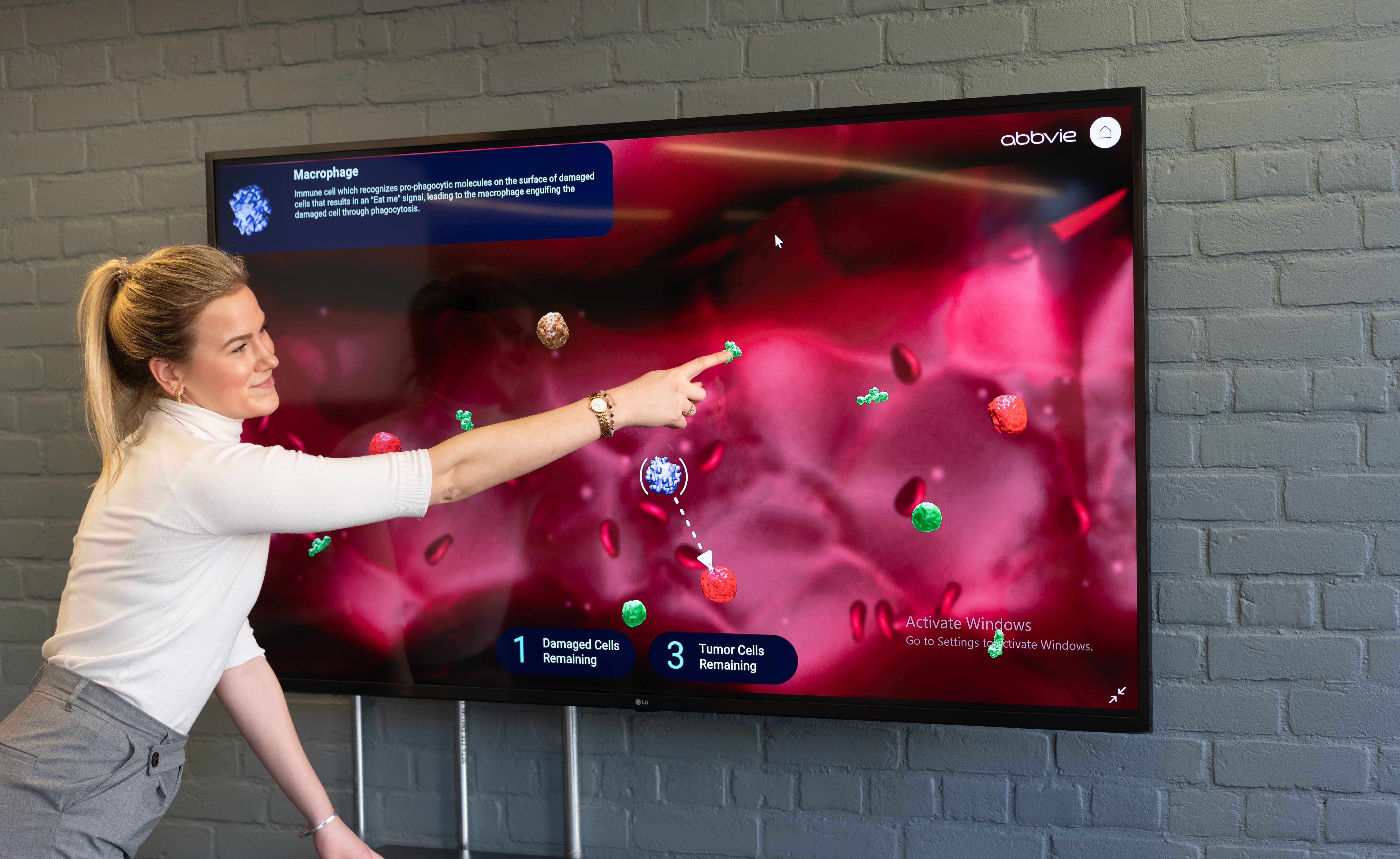 Random42 interactive touchscreen experience