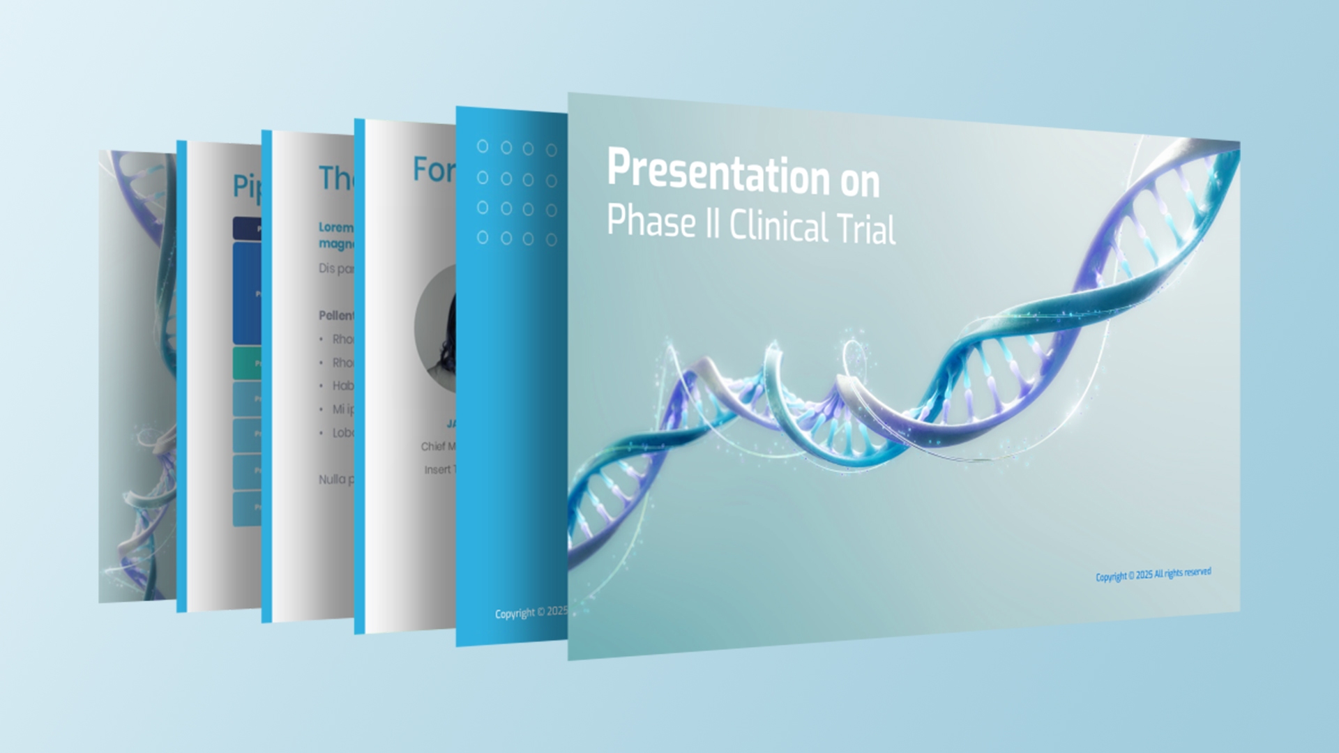 scientific slide decks