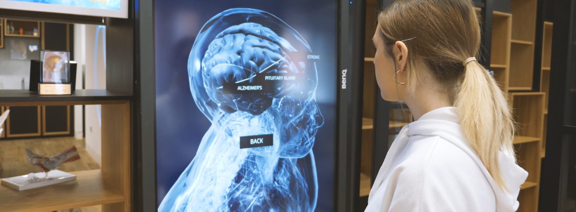 Interactive screen designed by Random42