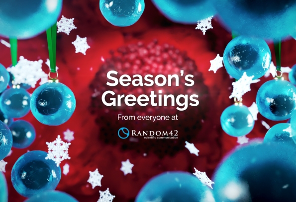 Seasons Greetings 2021 graphic designed by Random42