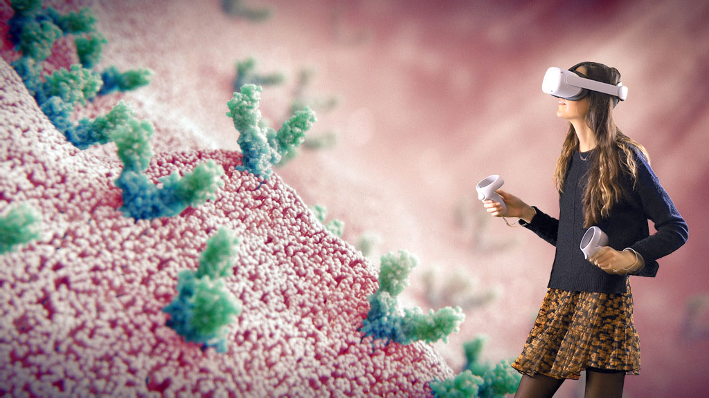 Virtual reality experience of dry eye disease designed by Random42